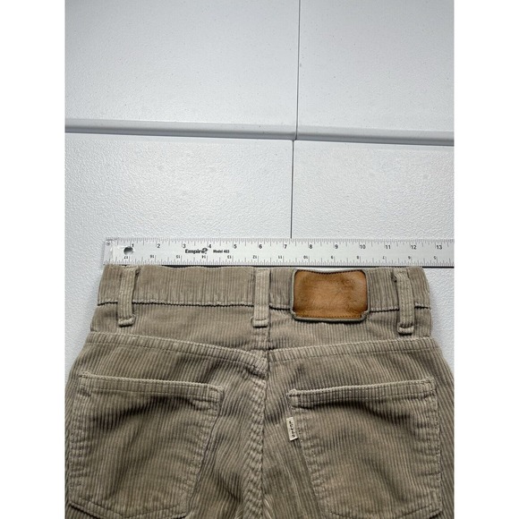 Vintage Levis 709 Corduroy Pants Women’s 24 Brown Scovill Cords White Tab 80s - Picture 10 of 10